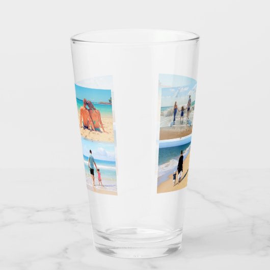 Personalisiertes Maß für die Fotokollage Glas (Rechts)