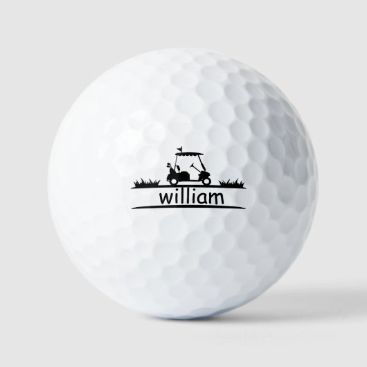 Personalisiertes maßgeschneidertes Golf-Geschenk Golfball (Vorderseite)