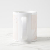 Personalisiertes maßgeschneidertes Hochzeitsszenar Jumbo-Tasse (Rückseite)