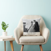 Personalisiertes maßgeschneidertes Hochzeitsszenar Kissen (Stuhl )