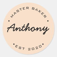 Personalisiertes Master Baker Jahr