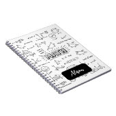Personalisiertes Mathematik-Notizbuch-Design Klass Notizblock (Rechte Seite)