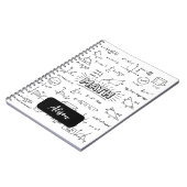 Personalisiertes Mathematik-Notizbuch-Design Klass Notizblock (Linke Seite)