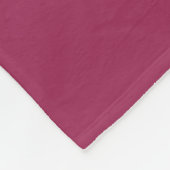 Personalisiertes Maulbeermuster Fleecedecke (Ecke)