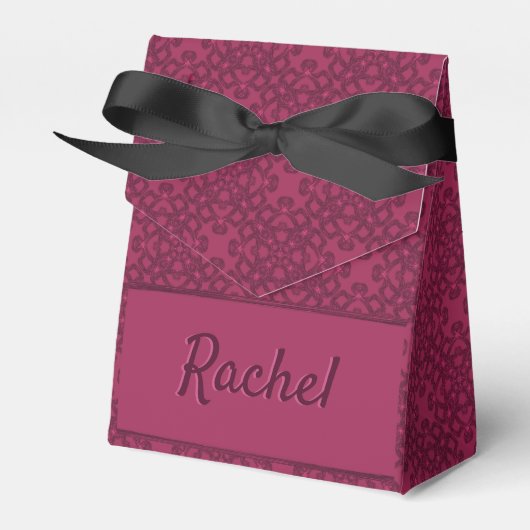 Personalisiertes Maulbeermuster Geschenkschachtel (Vorderseite)