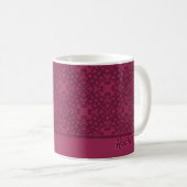 Personalisiertes Maulbeermuster Kaffeetasse (VorderseiteRechts)