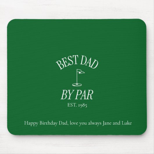 Personalisiertes Mauspad für Vater (Vorne)