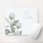 Personalisiertes Mauspad mit blauen Rose (Mit Mouse)