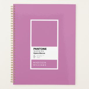 Personalisiertes Mauve Color-Notebook Individuel Planer