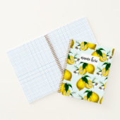 Personalisiertes Mediterrane Lemons-Notebook Notizblock (Innenseite)