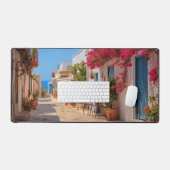 Personalisiertes Mediterranean Island Street Desk  Schreibtischunterlage (Tastatur & Maus)