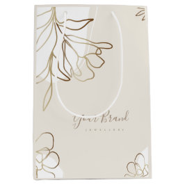 Personalisiertes Medium Paper Bag Elegantes Design Mittlere Geschenktüte