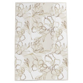 Personalisiertes Medium Paper Bag Elegantes Design Mittlere Geschenktüte (Rückseite)