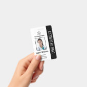 Personalisiertes medizinisches Mitarbeiter Foto ID Ausweis (Handheld)