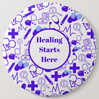 Personalisiertes medizinisches Thema Gesundheitswe Button