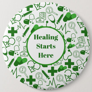 Personalisiertes medizinisches Thema Gesundheitswe Button