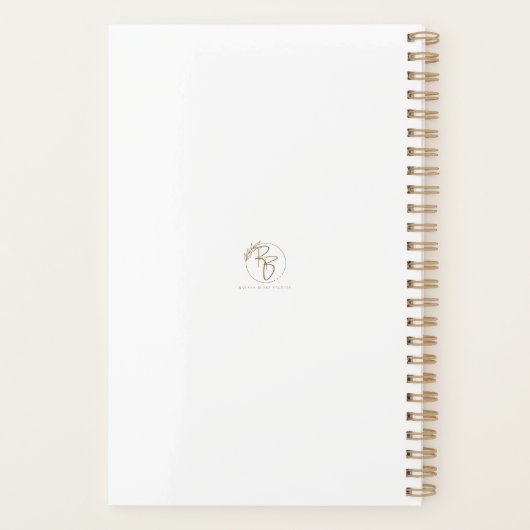 Personalisiertes medizinisches Thema Monatsplaner Planer (Rückseite)