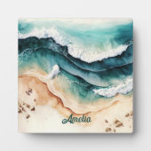 Personalisiertes Meer Fotoplatte (Vorderseite)