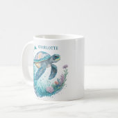 Personalisiertes Meeresschildkrötentier Kaffeetasse (Vorderseite Links)