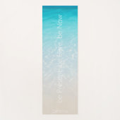 Personalisiertes Meereswasser Yogamatte (Vorderseite)