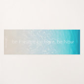 Personalisiertes Meereswasser Yogamatte (Vorderseite (Horizontal))