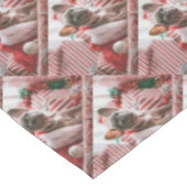 Personalisiertes mehrfaches Foto Tischdecke (Schrägansicht)