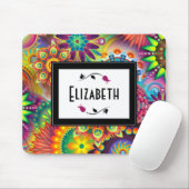 Personalisiertes, mehrfarbiges Art Deco Muster Mousepad (Mit Mouse)