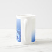 Personalisiertes Meilenstein-Jubiläum Blumengesche Porzellantasse (Rückseite)