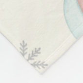Personalisiertes Mein erstes Weihnachten Namens-An Fleecedecke (Ecke)
