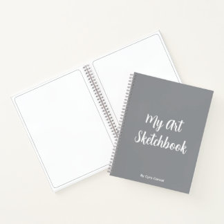 Personalisiertes Mein Kunstskizzenbuch Spiralheft Notizblock