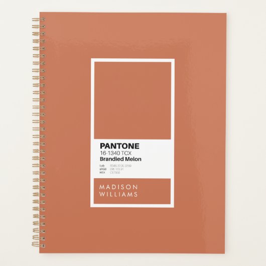 Personalisiertes Melon-Notebook | Individuelle Nam Planer (Vorderseite)