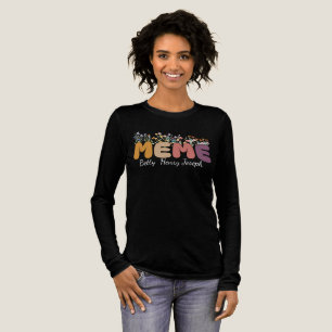 Personalisiertes Meme-Blumendesign Tri-Blend Shirt