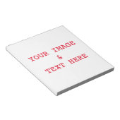 Personalisiertes Memo Pad Notizblock (angewinkelt)