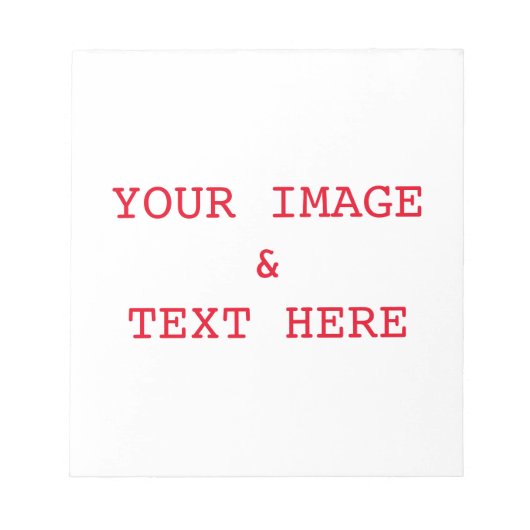 Personalisiertes Memo Pad Notizblock (Vorderseite)