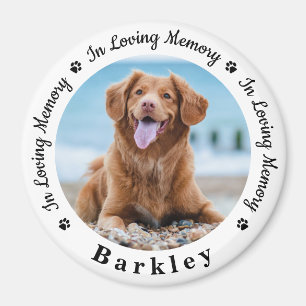 Personalisiertes -Memorial Benutzerdefiniertes Dog Magnet