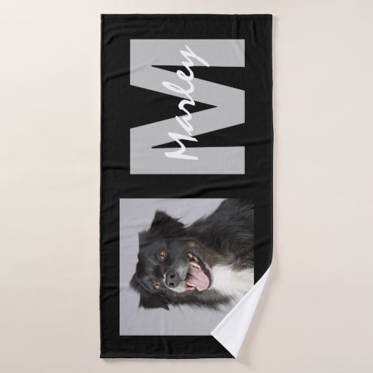 Personalisiertes -Memorial-Foto Badehandtuch (Badehandtuch)