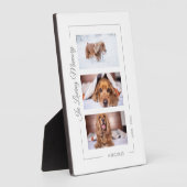 Personalisiertes Memorial Fotoplatte (Seite)