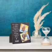 Personalisiertes Memorial für das liebende Memory- Fotoplatte (InSitu)