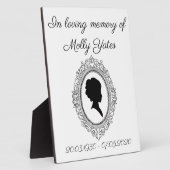 Personalisiertes Memorial Gerahmt Foto Plaque Fotoplatte (Seite)