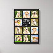 Personalisiertes Memorial Geschenk Pet Loss Keepak Leinwanddruck (Vorderseite)