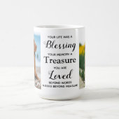 Personalisiertes -Memorial Hundeschuss Keepake-Fot Kaffeetasse (Mittel)