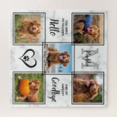 Personalisiertes Memorial Keepake 5 FotoCollage Puzzle (Horizontal)