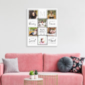 Personalisiertes Memorial Keepake Einzigartiges Fo Leinwanddruck (Insitu (Wohnzimmer))