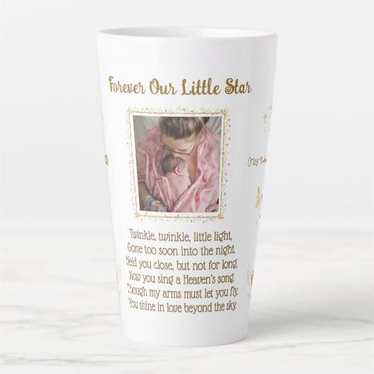 Personalisiertes Memorial Keepake-Tasse Milchtasse (Vorderseite)