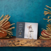 Personalisiertes Memorial Pet Loss Foto Collage Fotoplatte (Seite)