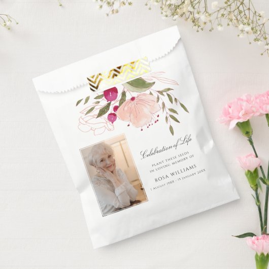 Personalisiertes Memorial Seed Packet für Beerdigu Geschenktütchen (Versiegelt)