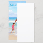 Personalisiertes Menü im Foto mit benutzerdefinier Menükarte (Vorne/Hinten)