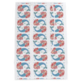 Personalisiertes Mermaid Medium Geschenktasche Mittlere Geschenktüte (Rückseite)