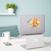 Personalisiertes Mermaid-Set Aufkleber (Laptop auf Schreibtisch)