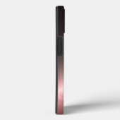 Personalisiertes Metall Titan Bronze Radial Textur Case-Mate iPhone Hülle (Rückseite / Rechts)